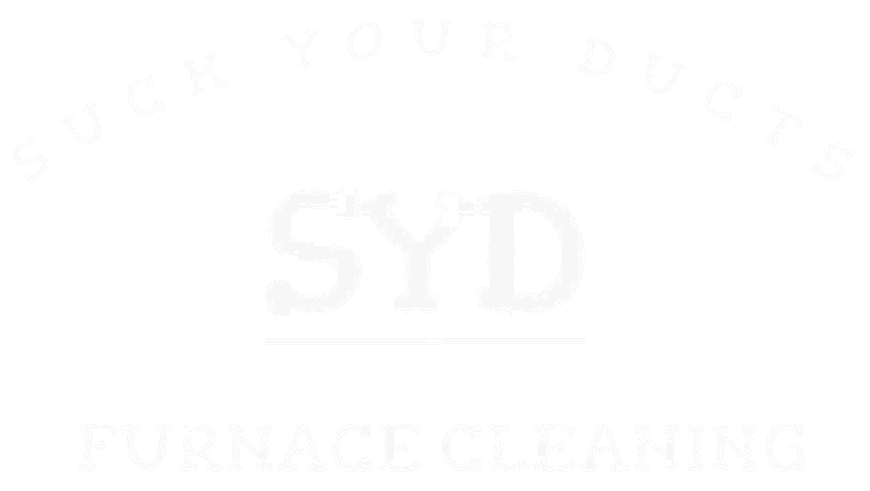 Suck Your Ducts logo white